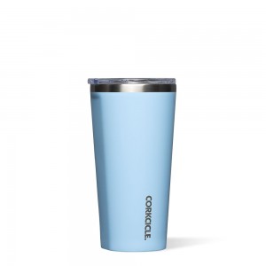 Baby Baby Blue Corkcicle 16oz Classic Tumbler Classic Stainless Steel Drink Tumbler Cup | LABZN-3085