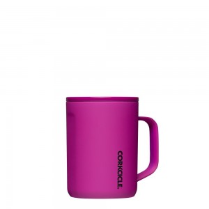 Berry Punch Corkcicle 16oz Neon Lights Coffee Mug | VFIQC-6318