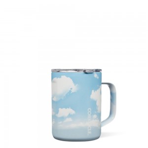 Blue Corkcicle 16oz Daydream Coffee Mug | SDEMC-5293