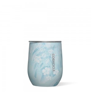 Blue Luau Corkcicle 12oz Luau Stemless Water Bottle | RILCW-5796