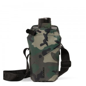 Camo Sling Corkcicle Sling Crossbody Water Bottle Sling Bag | HSQVD-4930