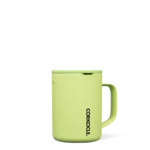 Citron Corkcicle 16oz Neon Lights Coffee Mug | BCJXY-3615