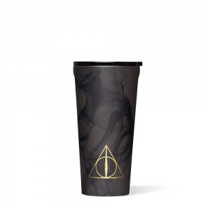 Deathly Hallows Corkcicle 16oz Harry Potter Tumbler Cup | KRLHZ-1729