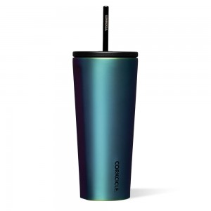 Dragonfly Corkcicle 24oz Cold Cup Insulated Tumbler With Straw Water Bottle | DVWHF-4017