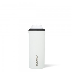 Gloss White Corkcicle Can Cooler Slim | IDRPC-7841