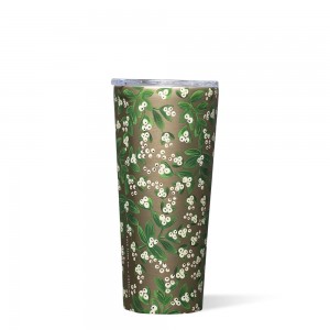 Green Corkcicle Holiday Tumbler Classic Stainless Steel Drink Tumbler Cup | XCTHU-0827