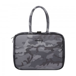 Grey Camo Neoprene Corkcicle Baldwin Boxer Lunchbox Bags | RAKXE-8765