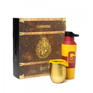 Gryffindor Snitch Set Corkcicle Harry Potter Gift Sets Water Bottle | KCXYH-1084