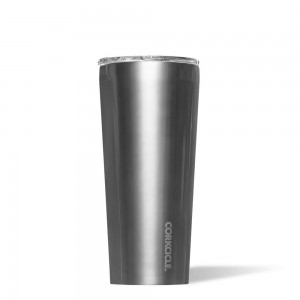 Gunmetal Corkcicle 24oz Metallic Tumbler Cup | KWOGP-9614