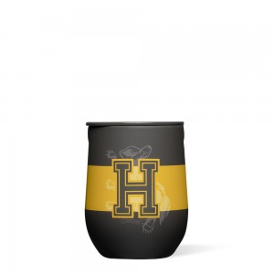 Hufflepuff Corkcicle 12oz Harry Potter Stemless Water Bottle | YAWUT-4615