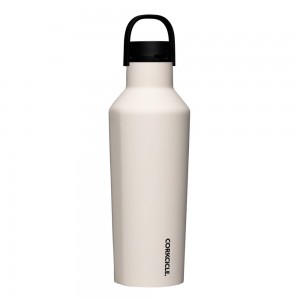 Latte Corkcicle 32oz Series A Sport Canteen Insulated Water Bottle | KJMXD-7895