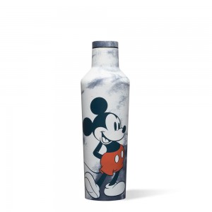 Mickey Mouse Tie Dye Corkcicle 16oz D-isney Tie Dye Canteen Water Bottle | ZOWUH-4375