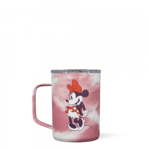 Minnie Mouse Tie Dye Corkcicle 16oz D-isney Tie Dye Coffee Mug | CTZDG-1803