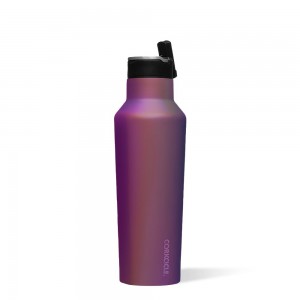 Nebula Corkcicle 20oz Dragonfly Sport Canteen Insulated With Straw Water Bottle | XNQPD-8125