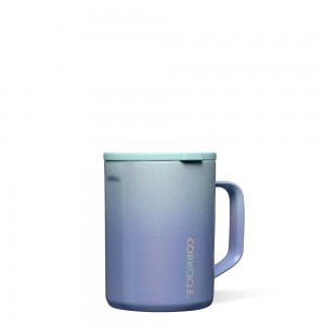 Ombre Ocean Corkcicle 16oz Unicorn Magic Coffee Mug | EJLAG-1586