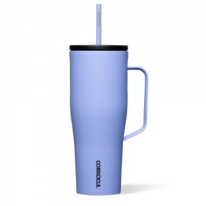 Periwinkle Corkcicle 30oz Cold Cup Xl Insulated Tumbler With Handle Water Bottle | WNFCS-1093