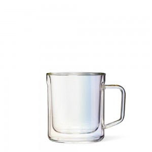 Prism Corkcicle 12oz Mug Glass Set (2) Glass Coffee Mugs | EAWGJ-9723