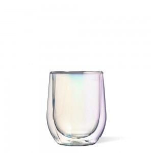 Prism Corkcicle 12oz Stemless Glass Set (2) Water Bottle | NLPRA-3120