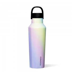 Rainbow Unicorn Corkcicle 20oz Unicorn Magic Sport Canteen Insulated Water Bottle | IYDMG-3690