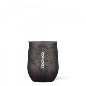 Rattle Corkcicle 12oz Exotic Stemless Water Bottle | NCBVZ-7513