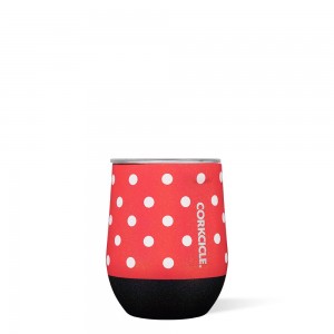 Red Corkcicle D-isney Minnie Mouse Stemless Cup Water Bottle | VKZYJ-9685