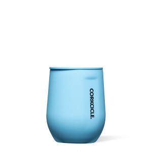 Santorini Corkcicle 12oz Neon Lights Stemless Water Bottle | LDNAX-7456