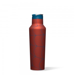 Spider-Man Corkcicle 20oz Marvel Sport Canteen Insulated Water Bottle | OUHCG-2754