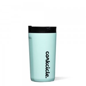 Sun-Soaked Teal Corkcicle 12oz Sale Kids Cup With Lid & Straw | ITPQX-1397