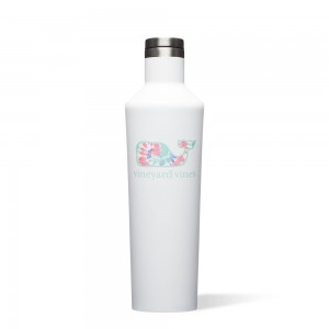 Tie Dye Whale Corkcicle 25oz Vineyard Vines Canteen Water Bottle | OGNAI-0672