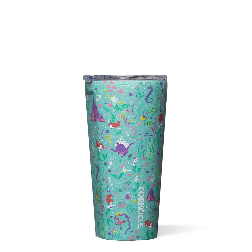 Ariel Corkcicle 16oz D-isney Princess Tumbler Insulated Tumbler Cup Water Bottle | QJRIB-7059