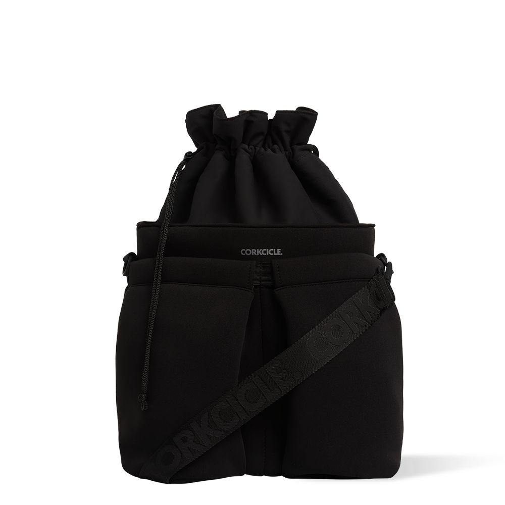 Black Corkcicle Beverage Bucket Bag Bags | DMJWY-5230