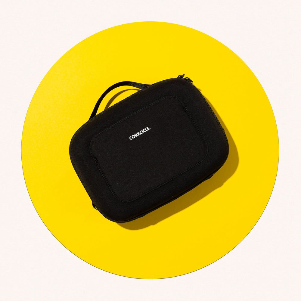 Black Neoprene Corkcicle Lunchpod Bags | NGHXC-8450