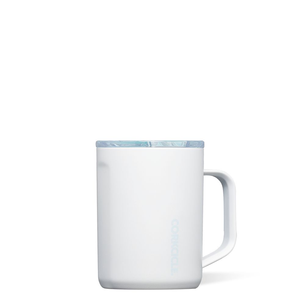 Ceramic White/Powder Blue Corkcicle 16oz Pure Taste Mug Insulated Coffee Mug | SUMYW-5186