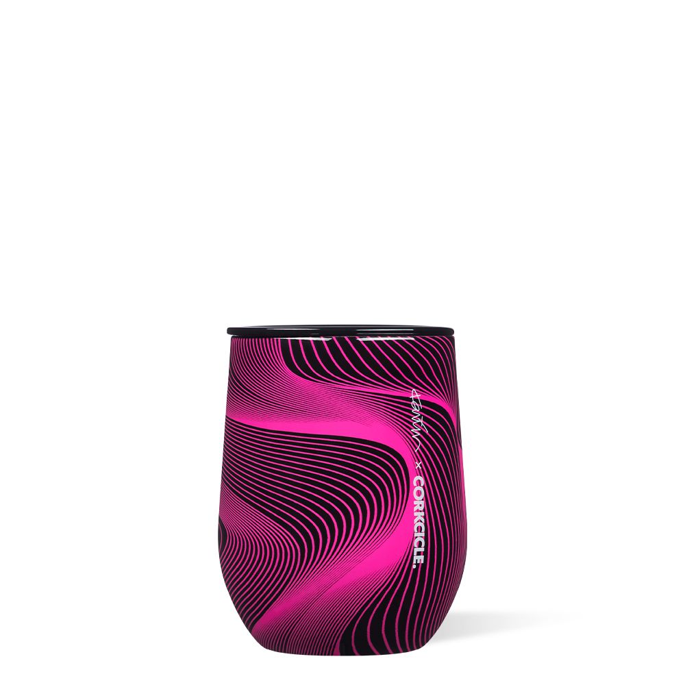 Chillwave Corkcicle 12oz Karim Rashid Stemless Water Bottle | KDJCQ-0327