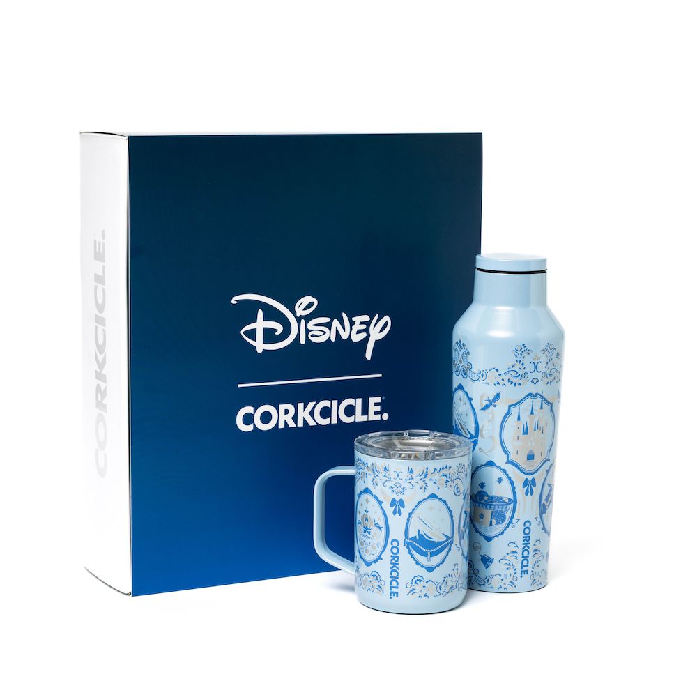 Cinderella Gift Set Corkcicle D-isney Princess Gift Sets Water Bottle | ORANZ-3586