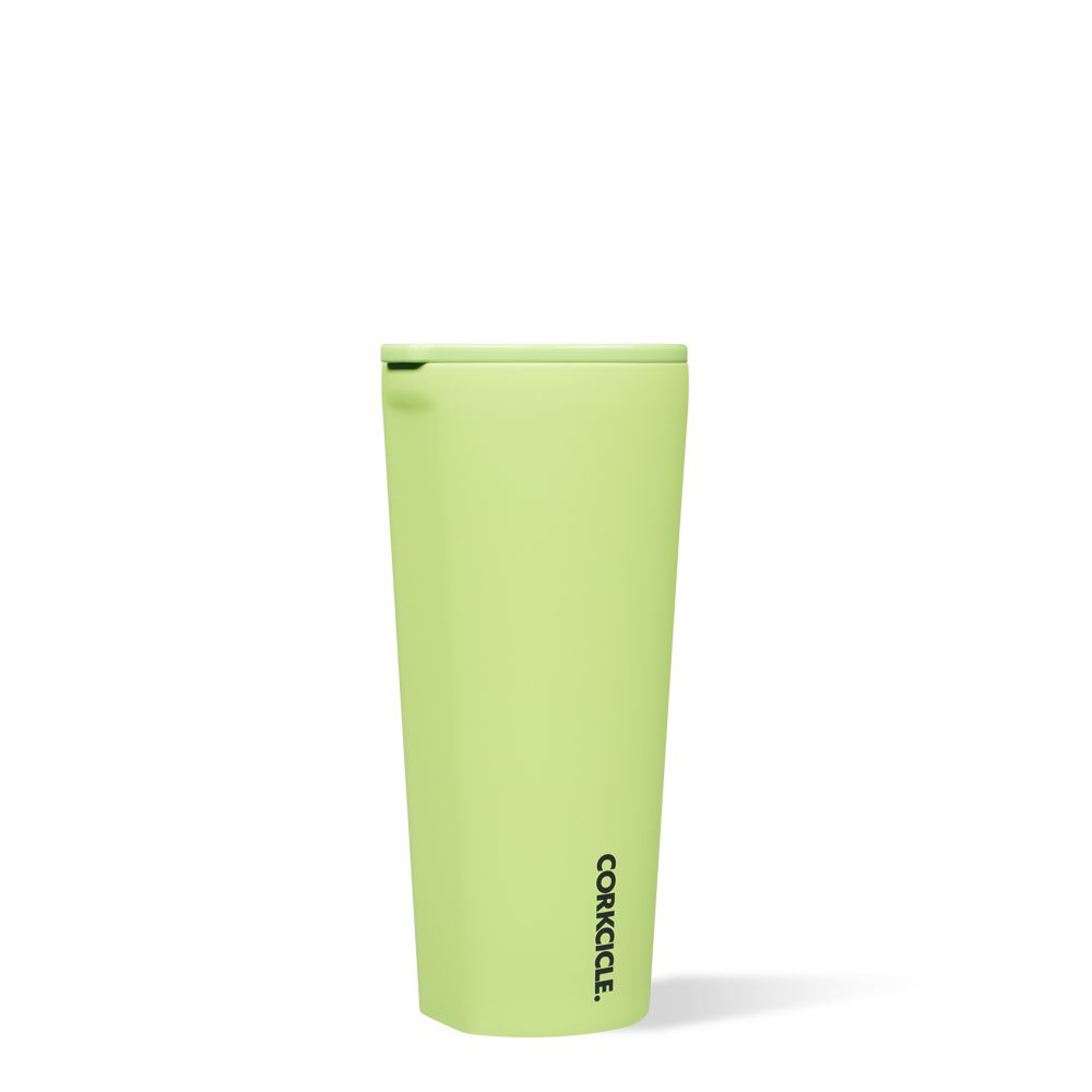 Citron Corkcicle 24oz Neon Lights Tumbler Cup | VHEWY-6248