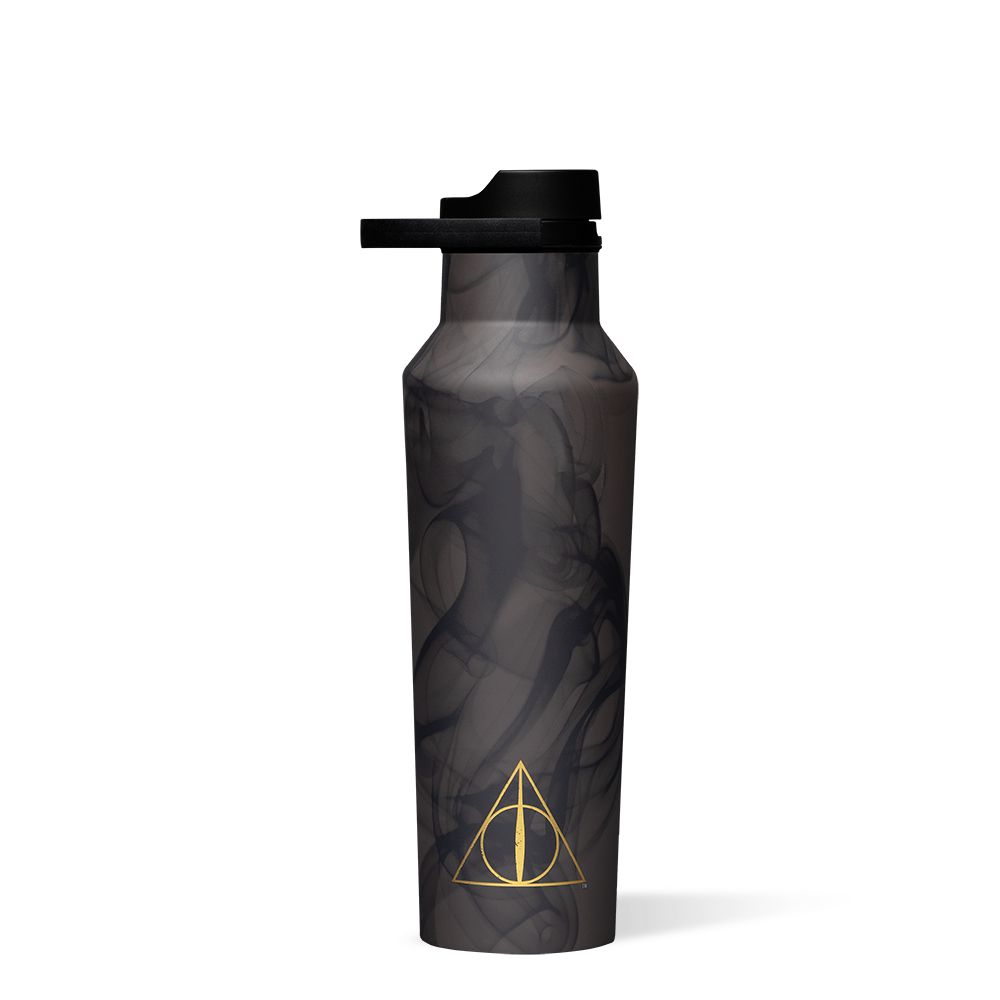 Deathly Hallows Corkcicle 20oz Harry Potter Sport Canteen Insulated Water Bottle Water Bottle | SQGTL-8106