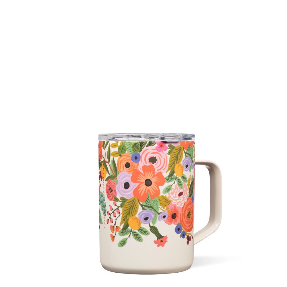 Garden Party Corkcicle 16oz Rifle Paper Co. Coffee Mug Insulated Coffee Mug | DMSBQ-3421