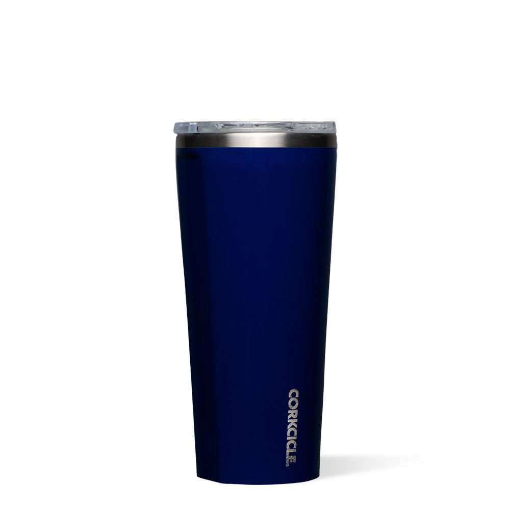 Gloss Midnight Navy Corkcicle 24oz Classic Tumbler Classic Stainless Steel Drink Tumbler Cup | WLRYN-5892