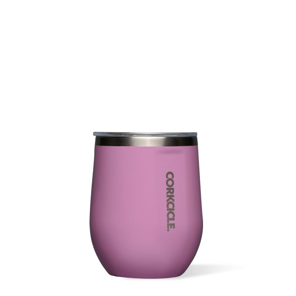 Gloss Orchid Corkcicle 12oz Classic Stemless Insulated Wine Tumbler Water Bottle | JEMDR-8456