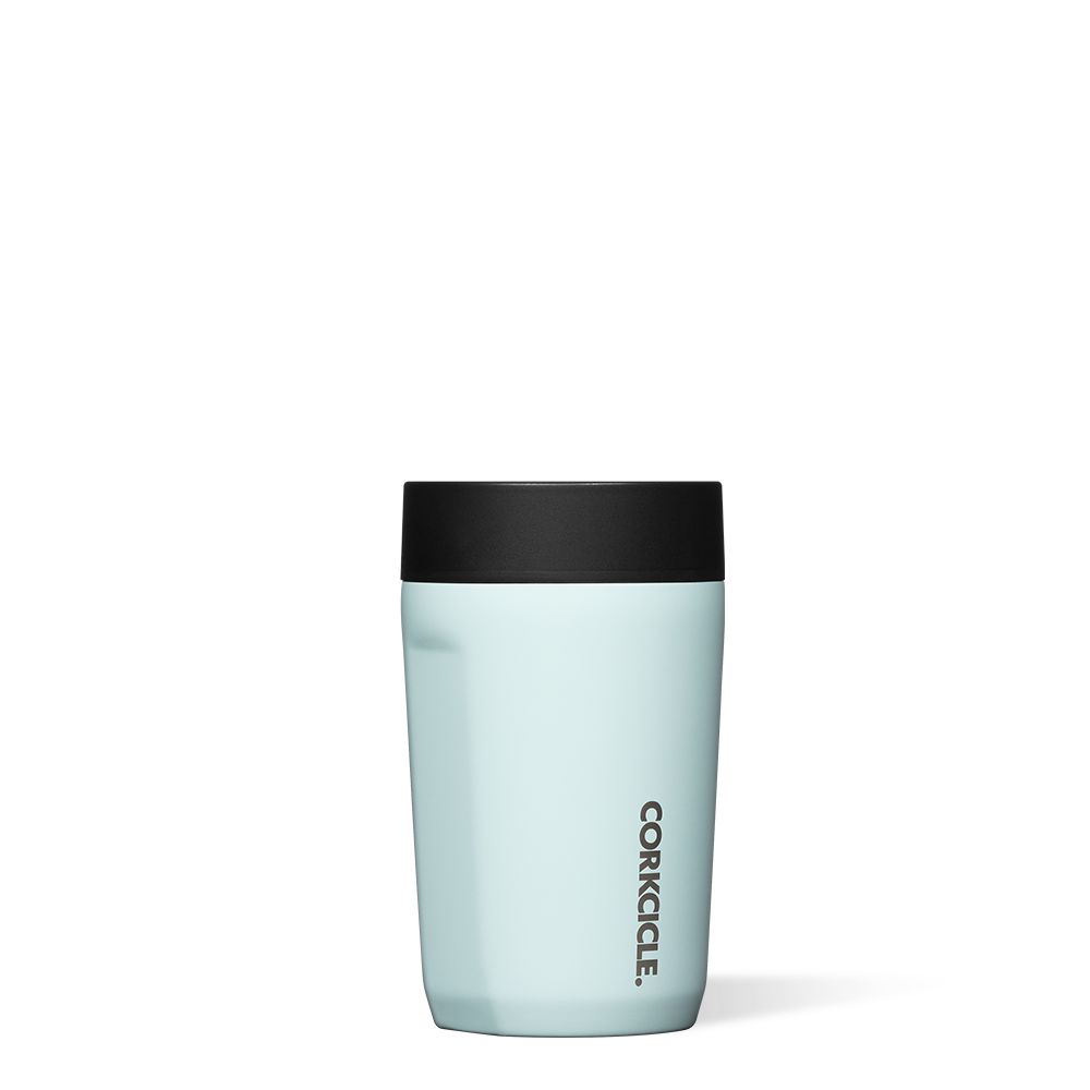 Gloss Powder Blue Corkcicle 9oz Commuter Cup Spill-Proof Insulated Travel Coffee Mug | LOKSM-3067