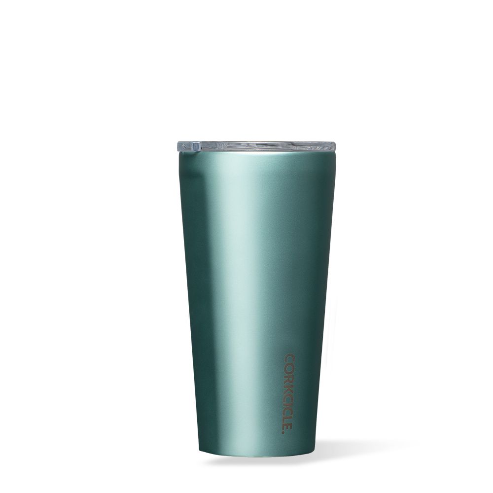 Jade Corkcicle 16oz Metallic Tumbler Cup | TBVYN-2409