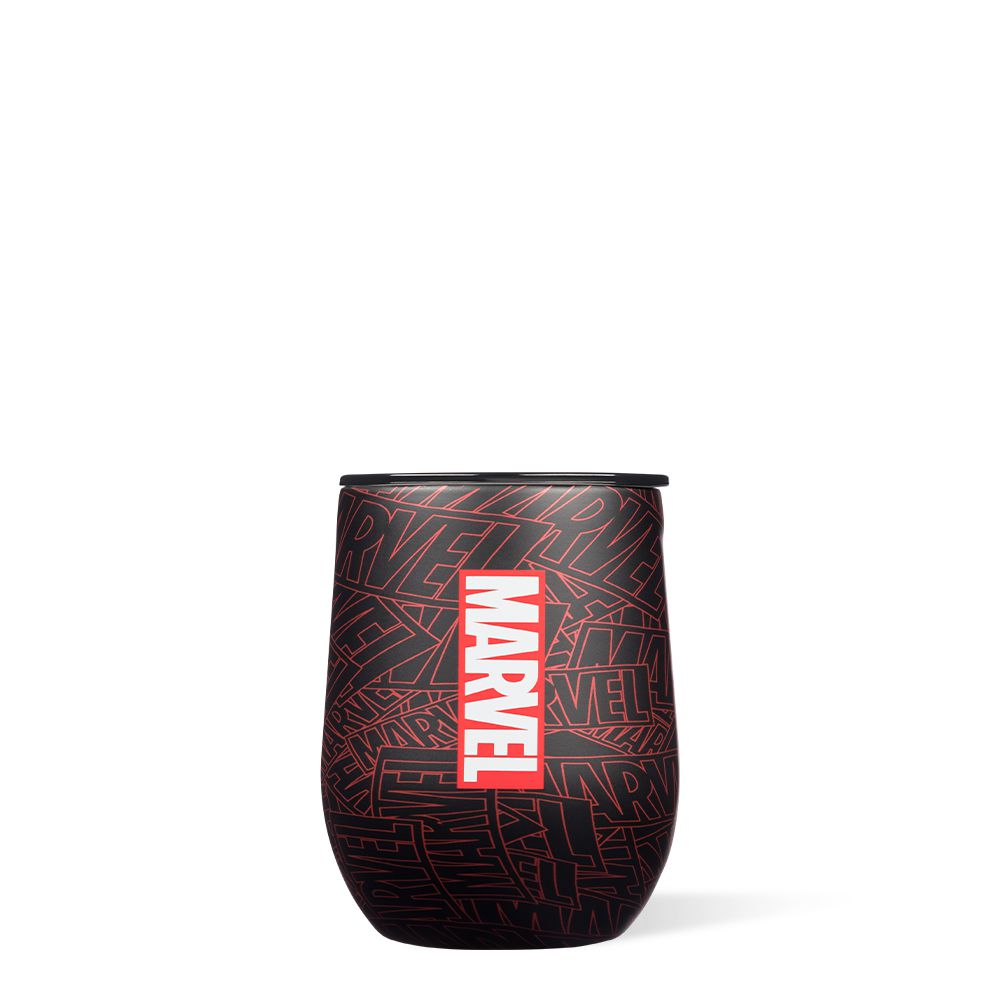 Marvel Logo Corkcicle 12oz Marvel Stemless Water Bottle | CNHVL-6849