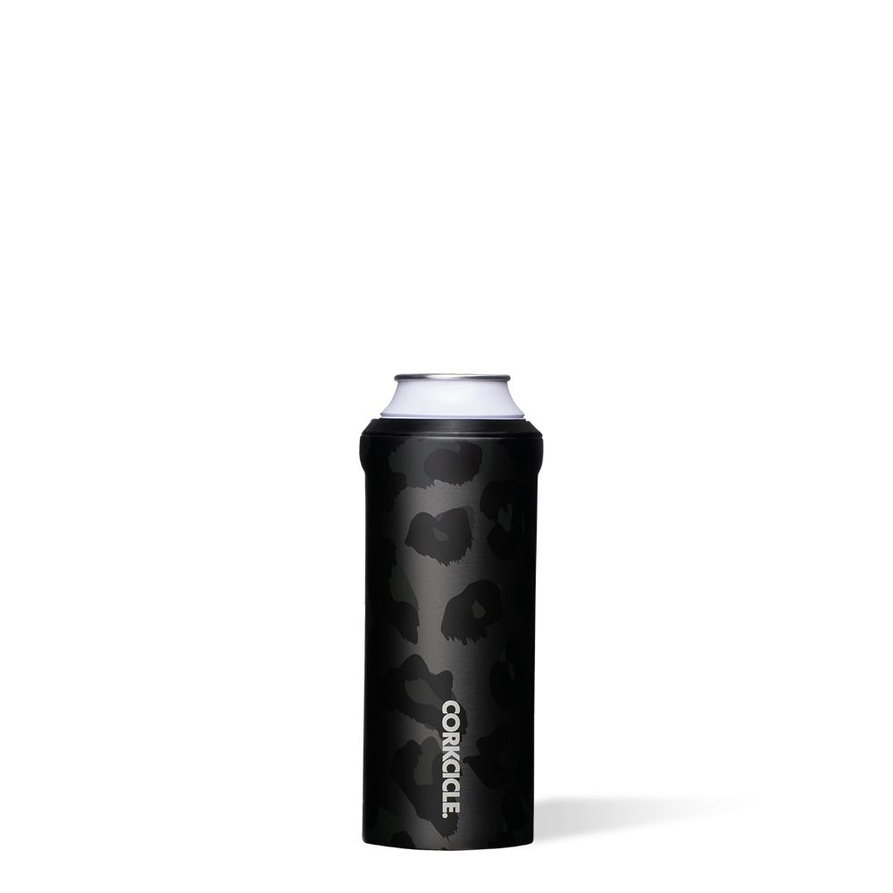 Night Leopard Corkcicle Can Cooler Slim | UDMAL-0351