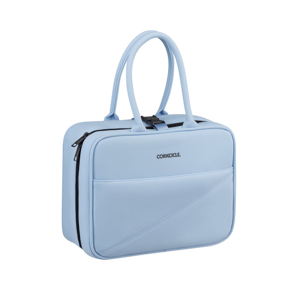 Periwinkle Neoprene Corkcicle Baldwin Boxer Lunchbox Bags | BTYPM-4960