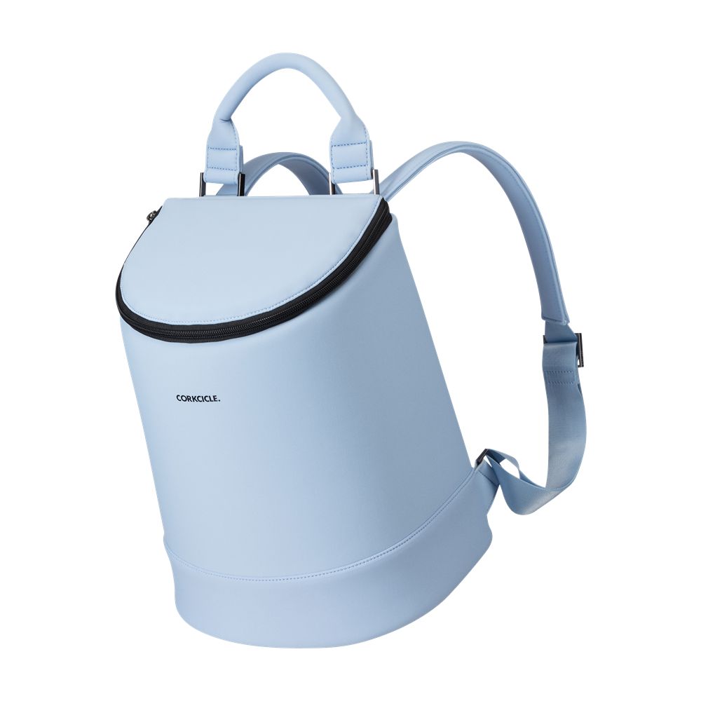 Periwinkle Neoprene Corkcicle Eola Bucket Cooler Bag Eola Wine Cooler Bag Bags | PKSXZ-6342