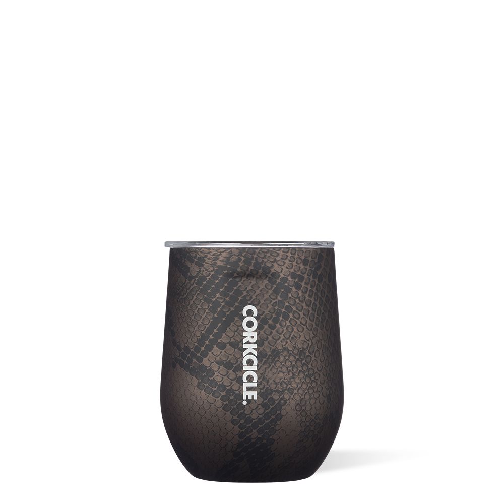 Rattle Corkcicle 12oz Exotic Stemless Water Bottle | NCBVZ-7513