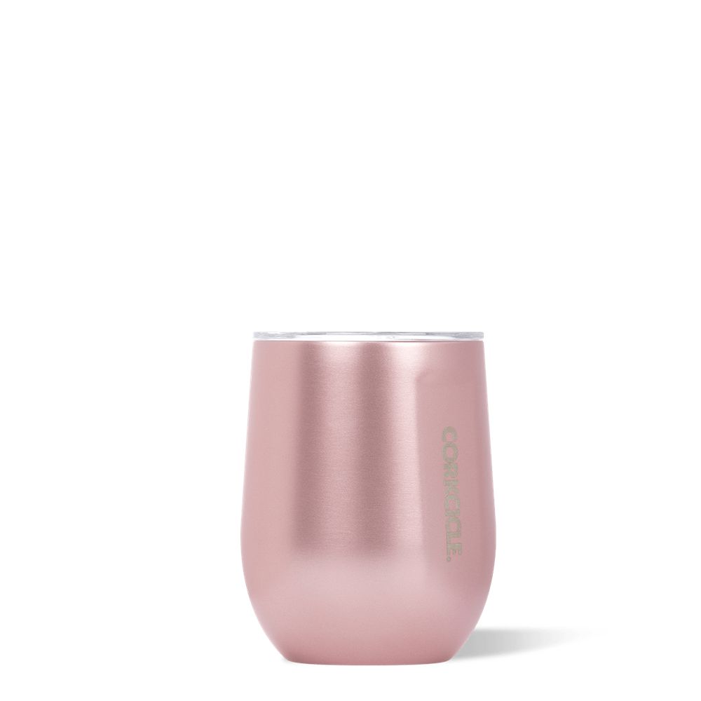 Rosé Metallic Corkcicle 12oz Metallic Stemless Water Bottle | BSDLO-9821