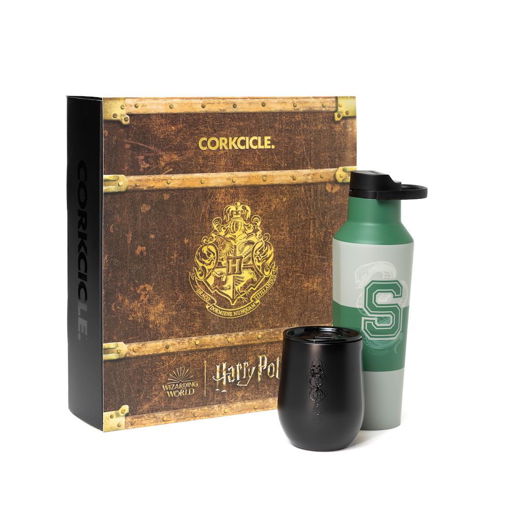 Slytherin Dark Mark Set Corkcicle Harry Potter Gift Sets Water Bottle | UVYSH-0917