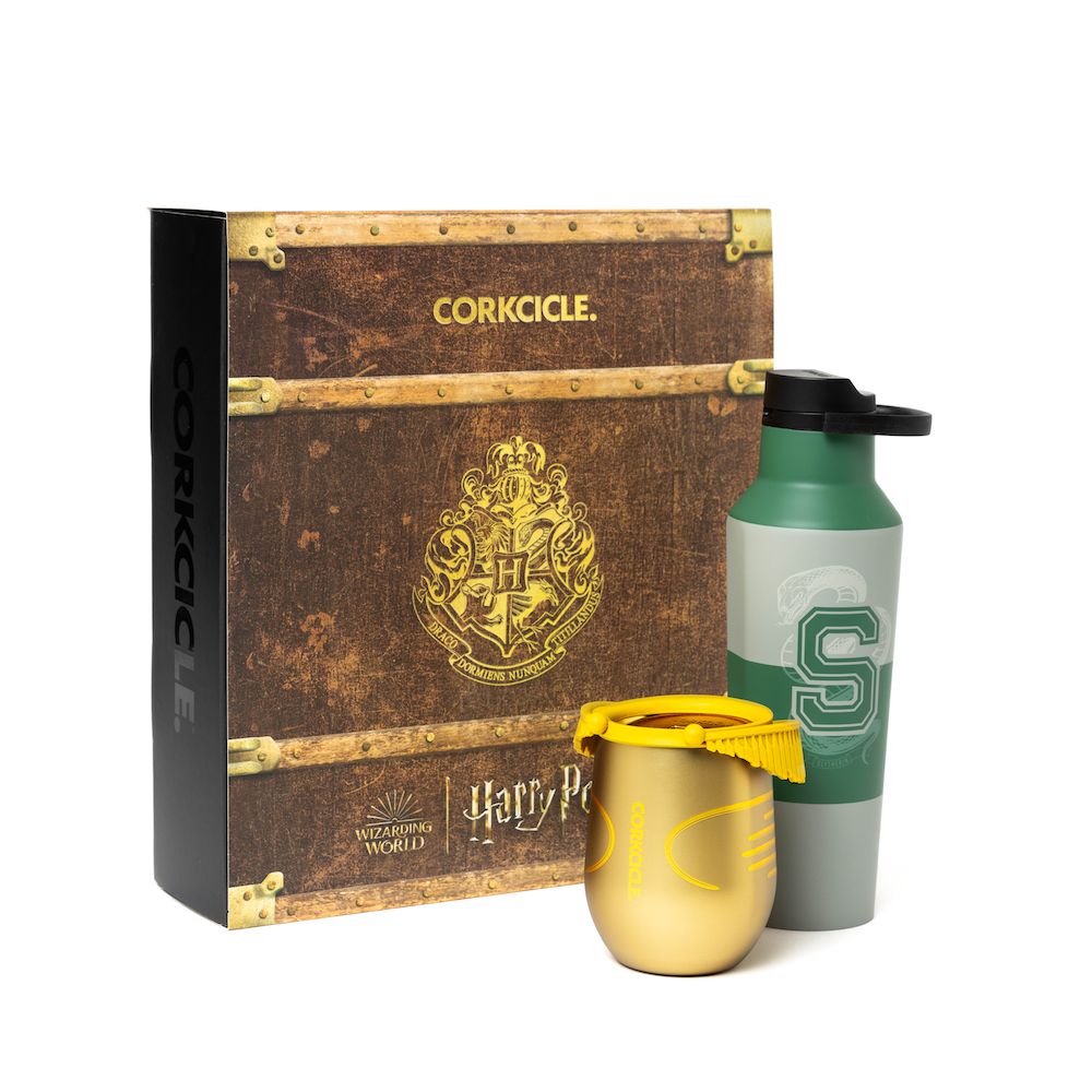 Slytherin Snitch Corkcicle Harry Potter Gift Sets Water Bottle | YDGQP-5639